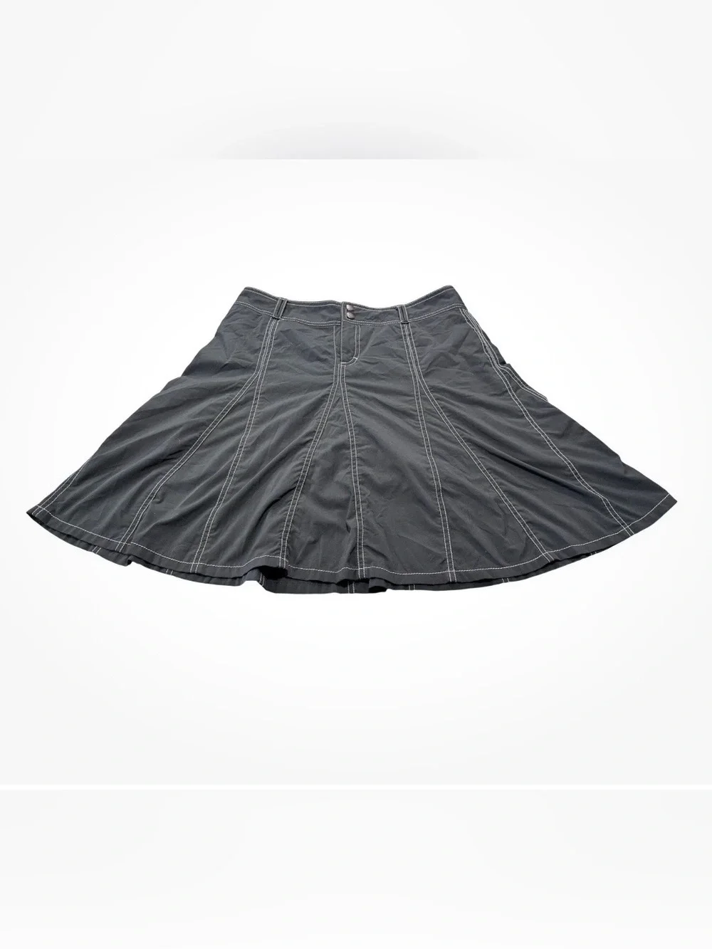 Athleta Whatever A-Line Skort in Charcoal Grey size 10